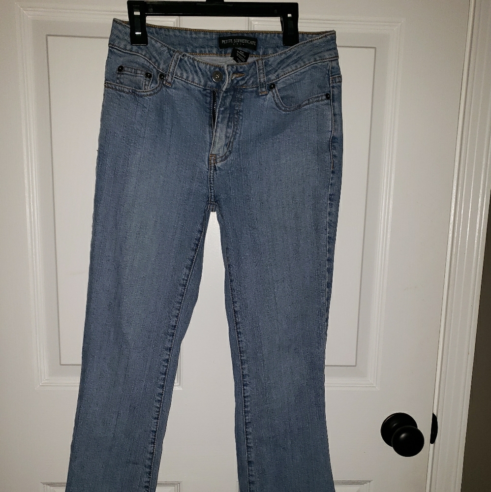 Petite Sophisticate blue jeans